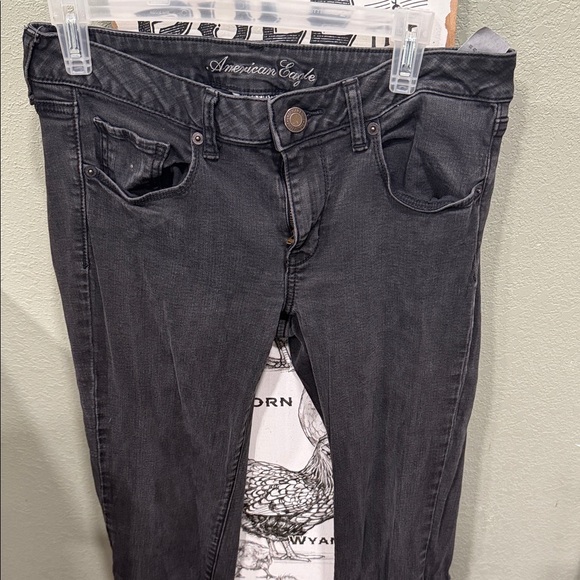 American Eagle Outfitters Denim - American Eagle Outfitters Women's Dark Gray Skinny Jeans